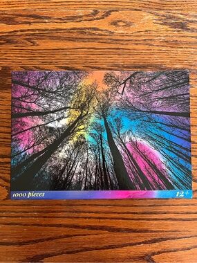 Bgraamiens Forest Under Starry Night Gradient Magic 1000 pc Jigsaw Puzzle